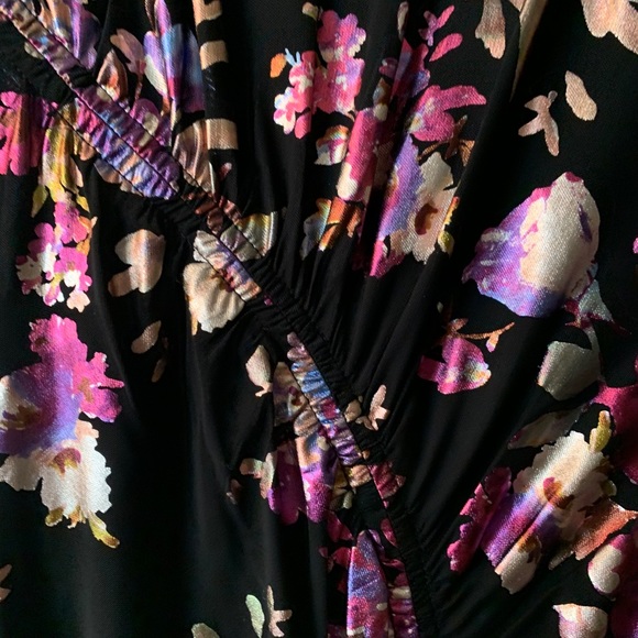 Parker BodyCon floral metallic Dress - Picture 3 of 4